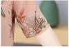 Elegant Summer Chiffon Top & Pants Set for Middle-Aged Women - Chinese Style