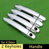Chrome Handle Cover Trim for Toyota Camry 30 XV30 2002 2003 2004 2005 2006 Daihatsu Altis Accessories Stickers Car Styling