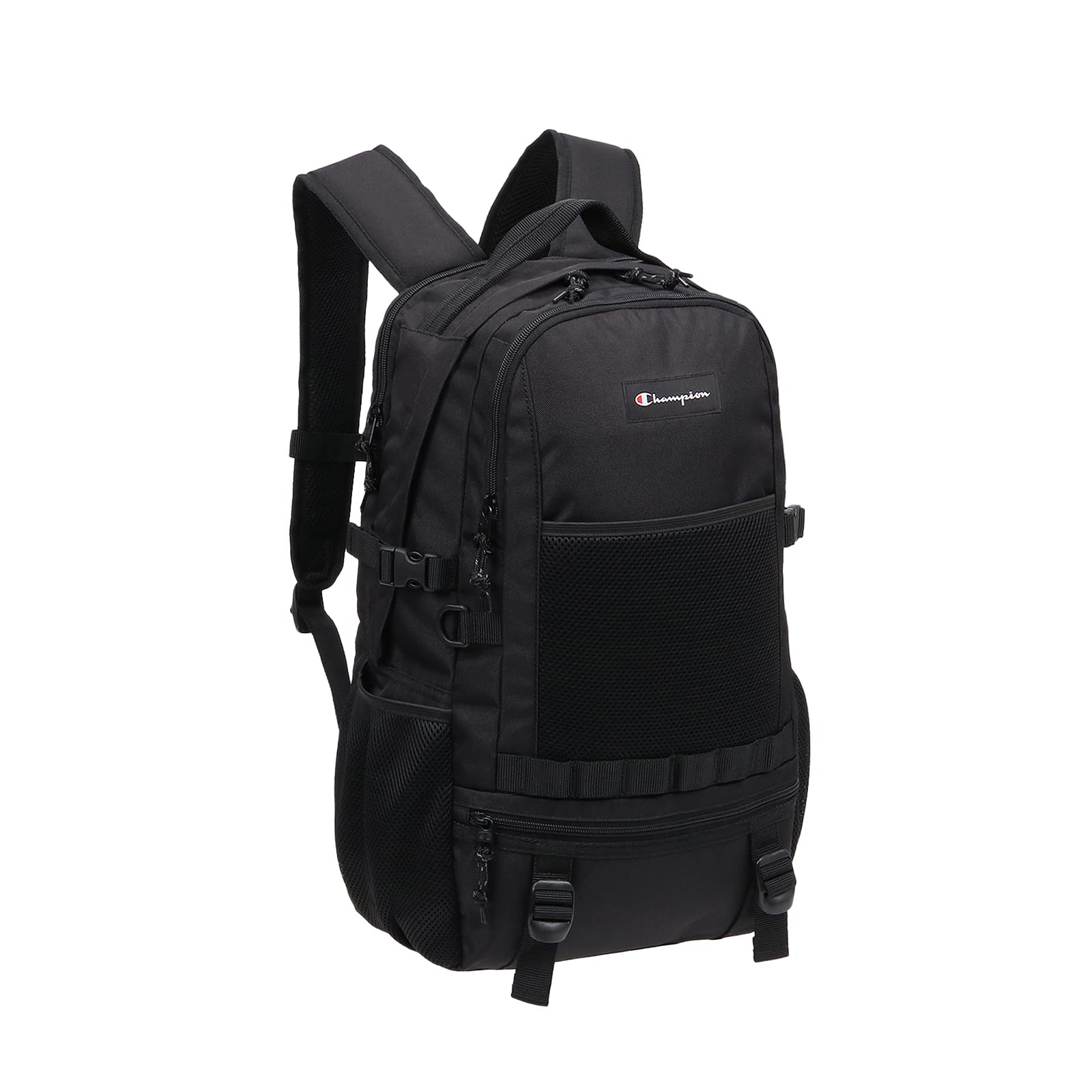 

Rucksack B4 size storage PC storage 2 air chambers School backpack School bag Kansas Black H48 x W30 x D20cm [Champion] 13.3inch No.11682 Men s