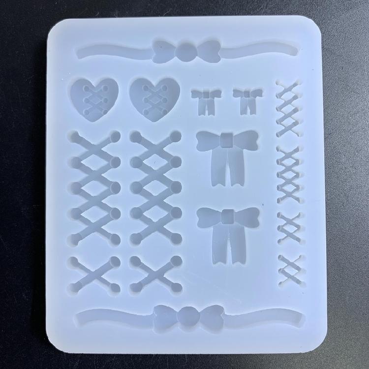 Quicksand Resin Art Mold Crystal Silicone Mold Epoxy Resin Keychain Pendant Mold