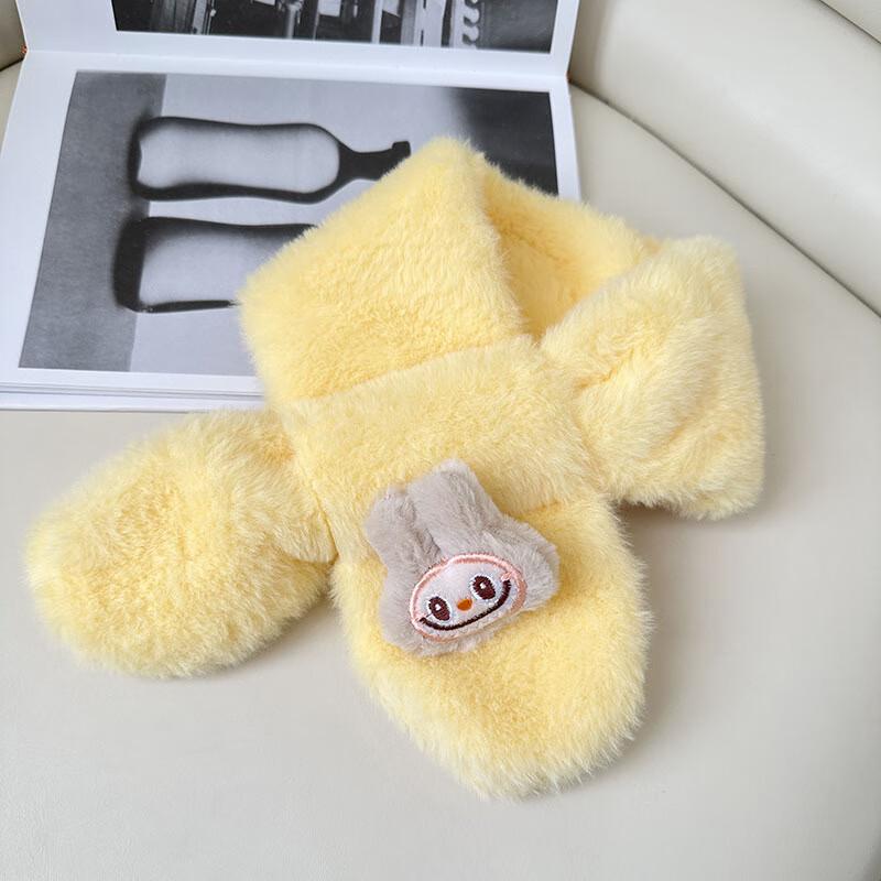 DUTRIEUX Kids' Cartoon Plush Warm Scarf