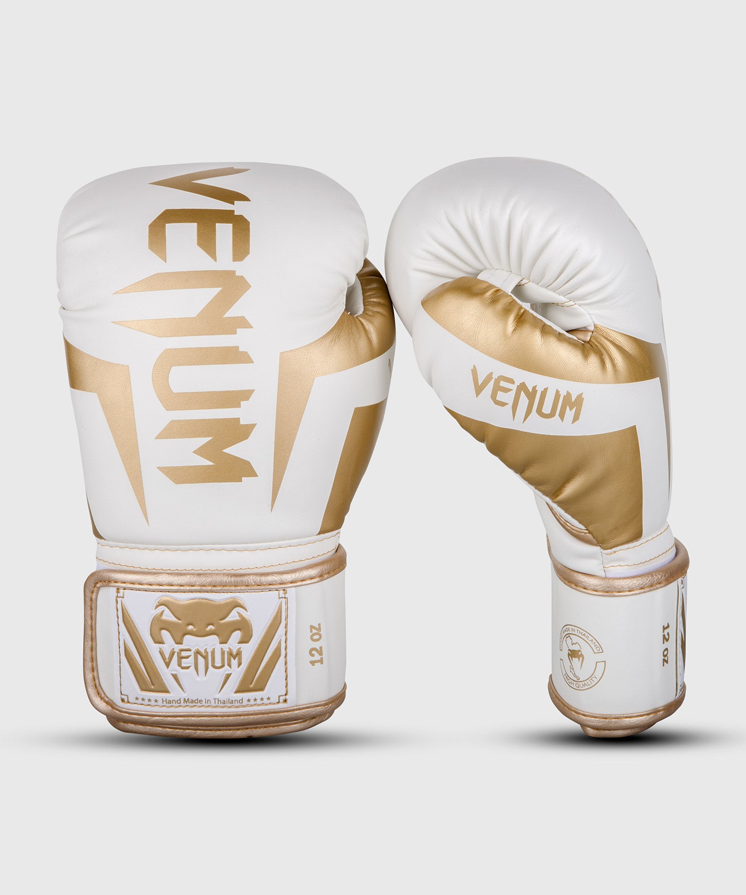 

Боксерские перчатки VENUM Elite - Белый/Золотой