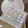 Novel 3D Silicone Mold Heart Star Pentagram Nail Artistry, DIY Transparent Manicure Template for Decorative Nail Trinkets
