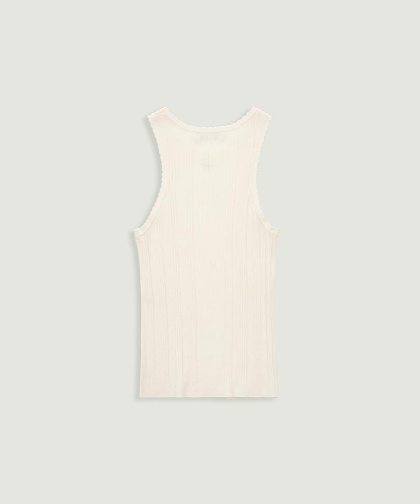 GROVE Petal Sleeveless Knit (Beige)