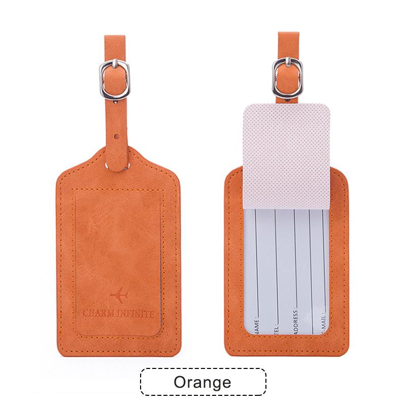 

Новая багажная бирка, бирка для имени на посадочный талон, бирка для путешествий оранжевый