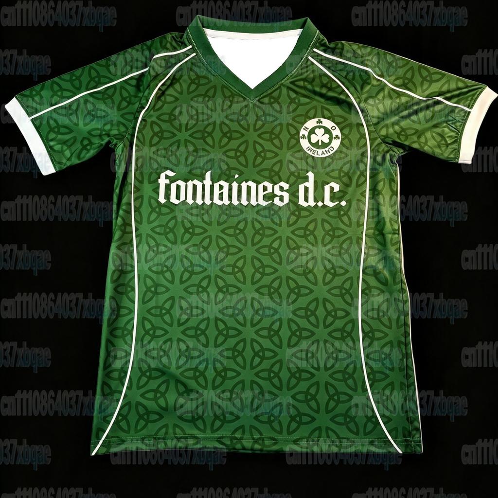 Fontaines D.C.2026 Romantisches Reise-Trikot Familienausgabe Schnelltrocknend Atmungsaktiv 3D-Druck Sommer Sport und Freizeit T-Shirt