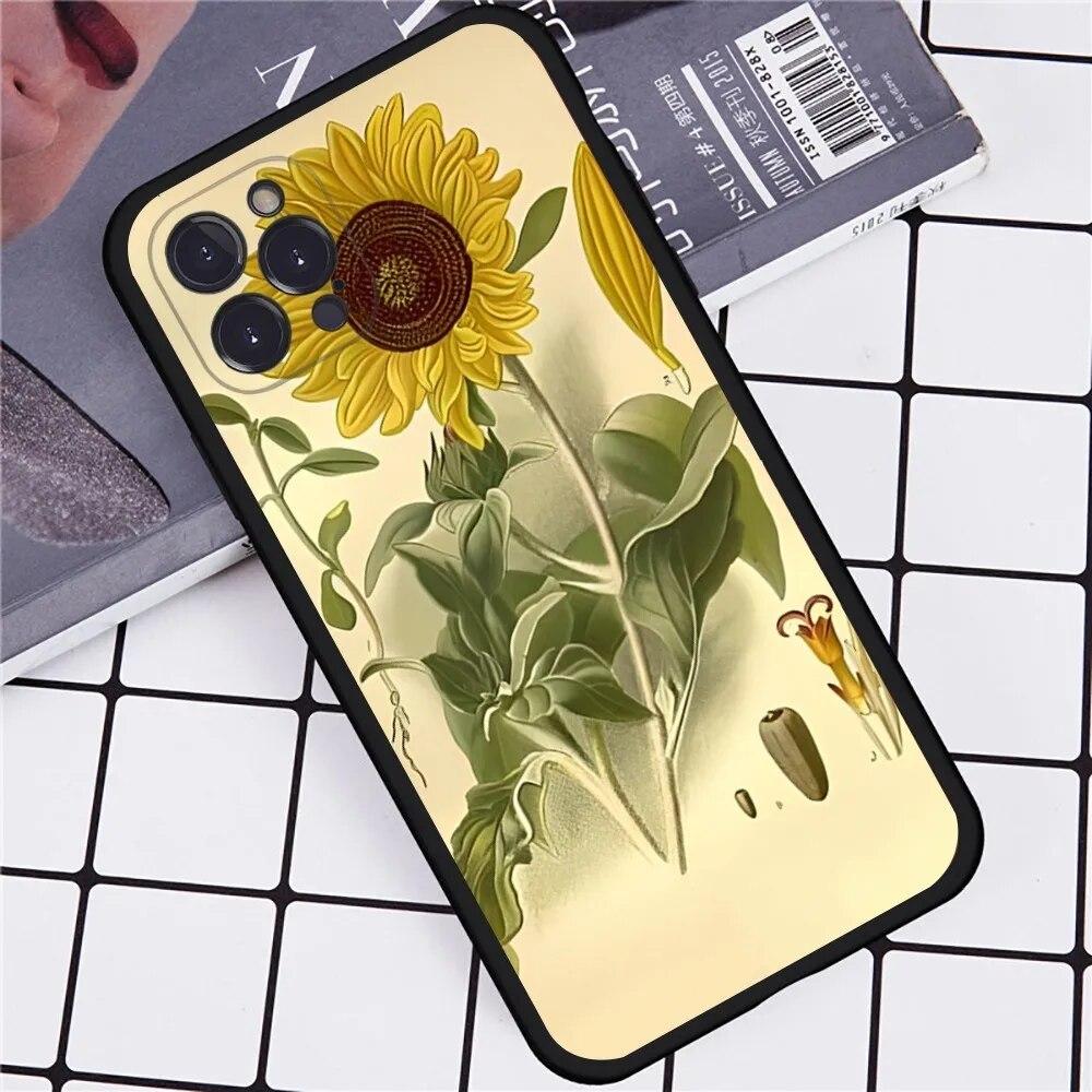 Plant Flower Phone Case For iPhone Samsung Galaxy Redmi Xiaomi Oppo OnePlus Note S A 7 8 9 10 11 12 13 14 20 21 22 23 53 54 Pro Max Ultra TPU Soft