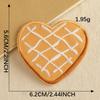 Embroidery label Original cartoon food biscuits Embroidery sticker Self-adhesive patch sticker Accessories cloth sticker