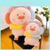 Cute Rainbow Pig Plush Toy Doll Soft Bed Companion Stuffed Animal Pillow Gift