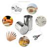 1Pcs Stainless Steel Utensil Holder With Drain Kitchen Utensil Cutlery Chopstick Stand Rack Drainer Multifunction Organizer Rack