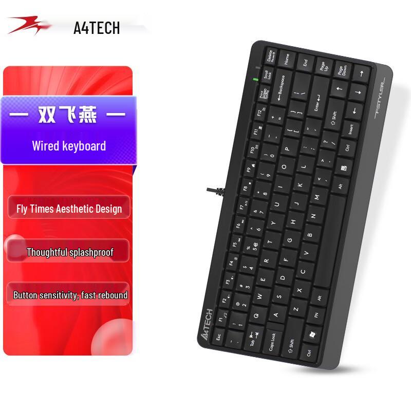 

A4TECH FK11 86-Key Wired Membrane Mini Keyboard Wired