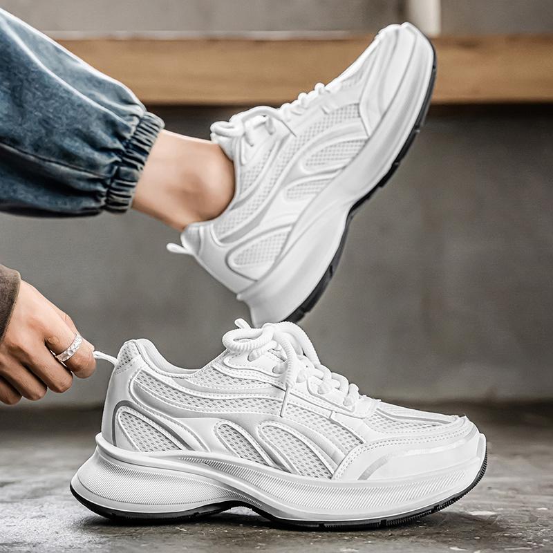 Summer New Trend Retro Running Shoes, Men's Multi-color Comfortable and Breathable Casual Sports Shoes