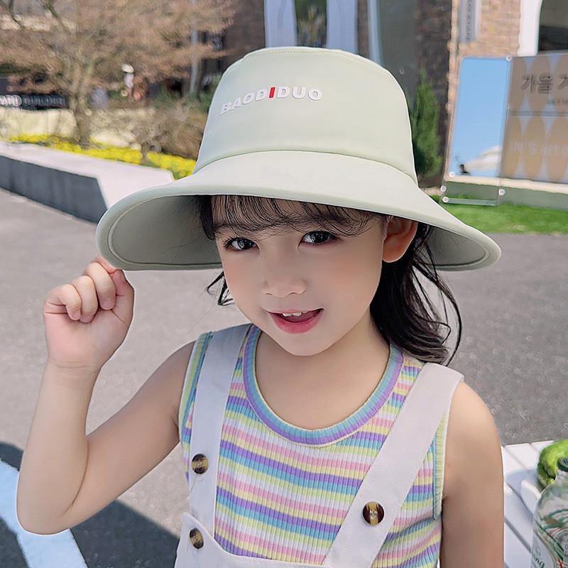 Childrens Summer Sun Hat With Flat Top Design And Cool Ice Silk Fabric For Outdoor Activities