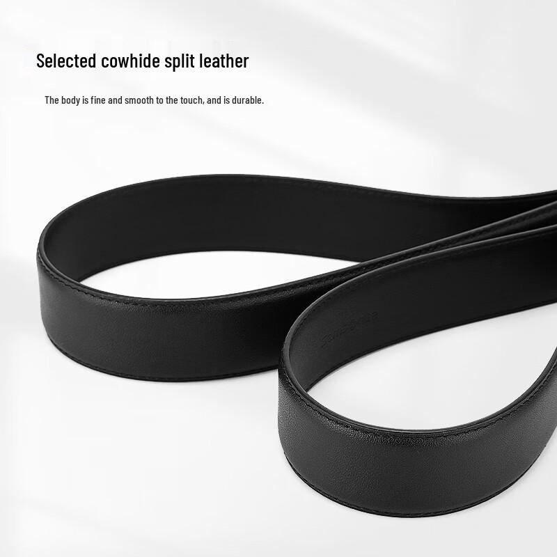 Męski skórzany pasek Samsonite z automatyczną klamrą