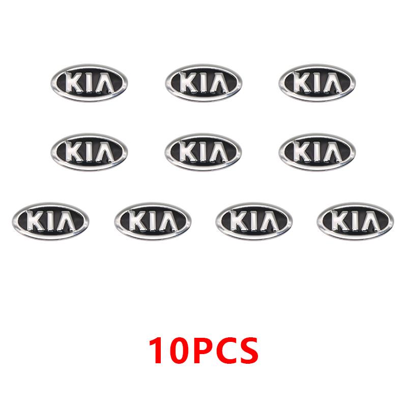 DZMX1 Car Remote Key Emblem Sticker Aluminum Keys Decoration Decal For KIA K9 Sportage Niro K5 Carnival EV6 EV9 EV3 Forte K8 Stinger