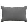 Sofa Cushions 2 Pieces Dark Grey 50 X 30 Cm Fabric
