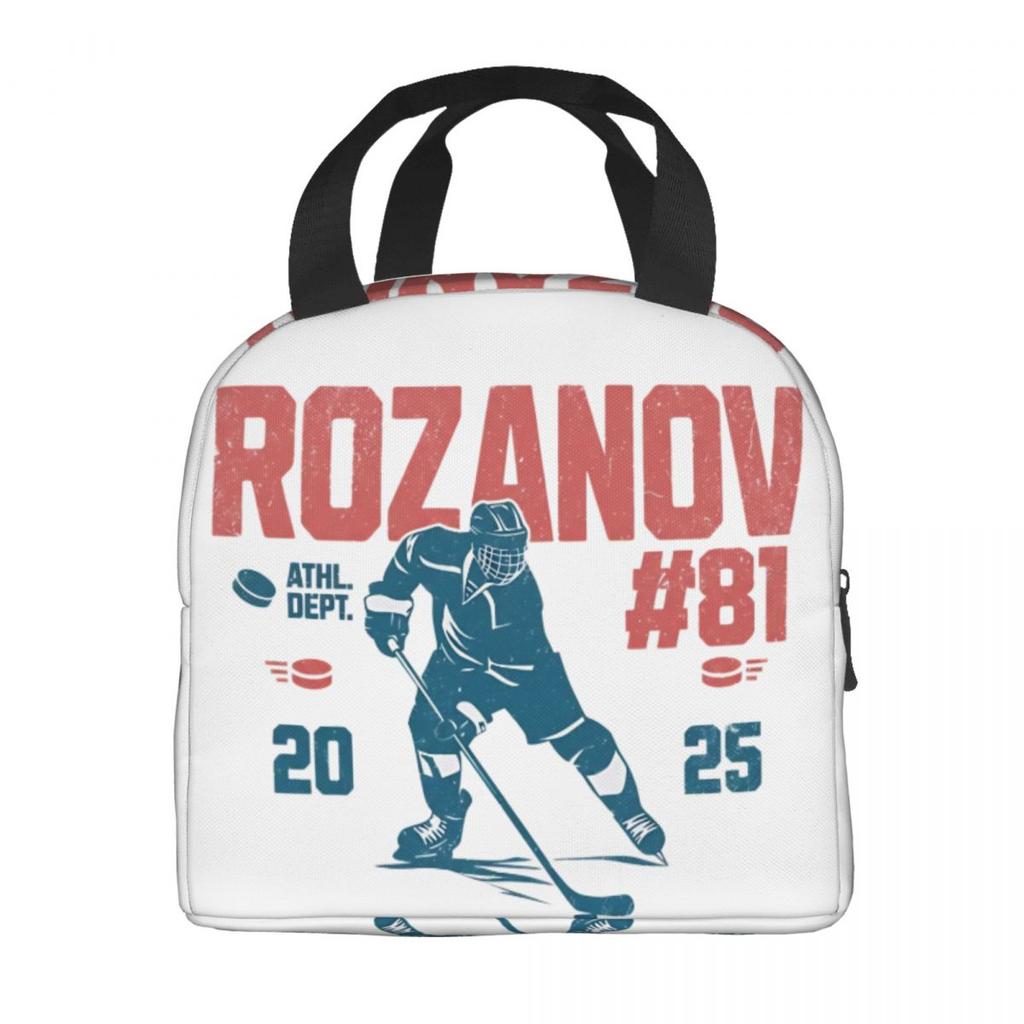 Heated Rivalry Humorous Insulated Lunch Bag Hollander and Ilya Rozanov Storage Food Box Portable Cooler Thermal Lunch Boxes