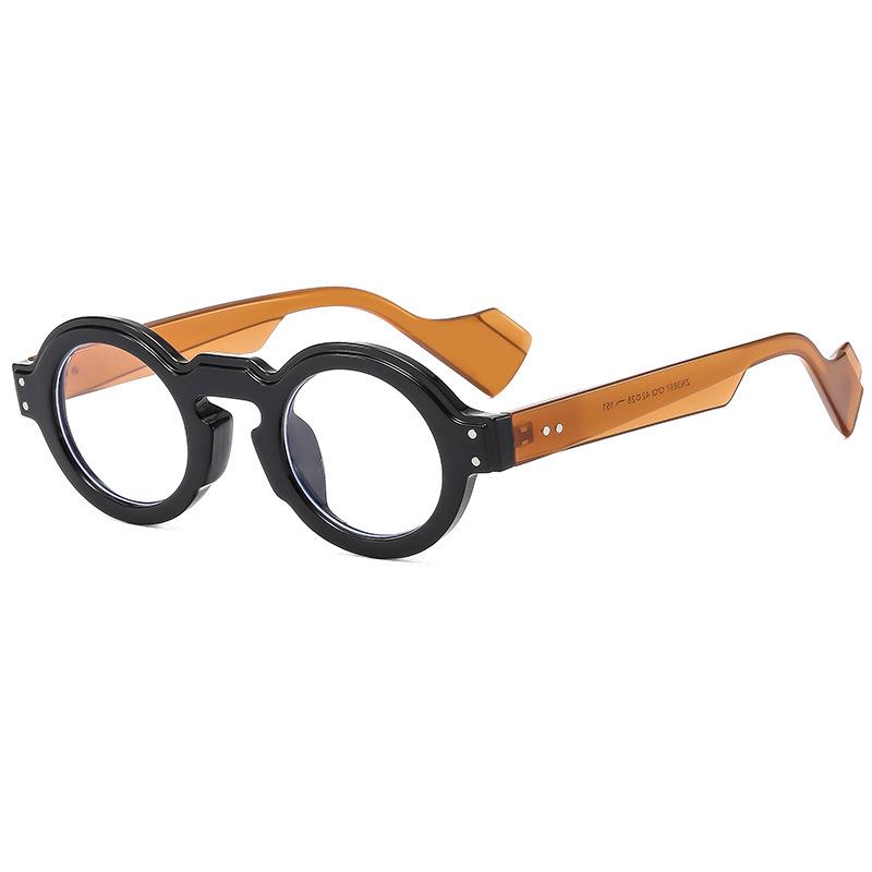 2025 European & American Round Frame Punk Sunglasses - Versatile Unisex Trendy Small Frames