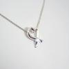 [Used] TIFFANY 925 Loving Heart Pendant/Necklace/g505-39