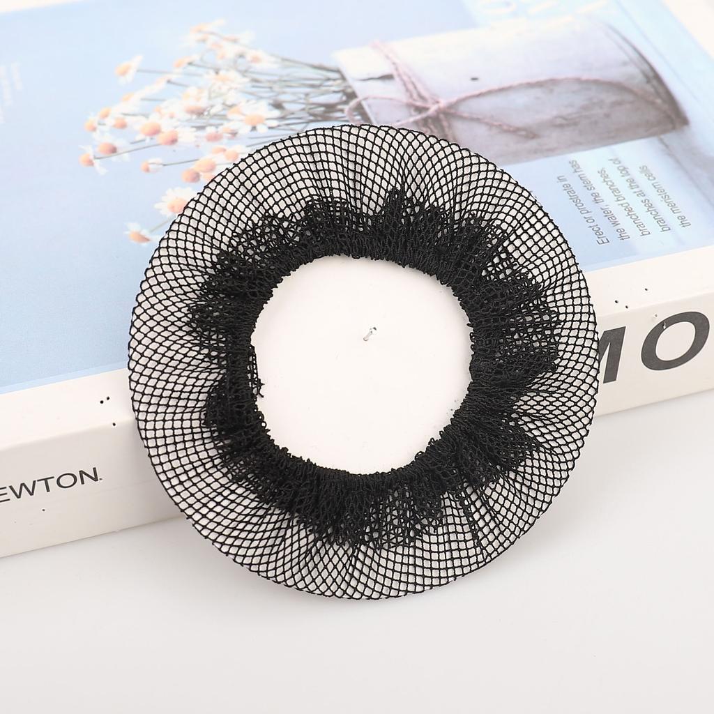 Children'S Dance Disc Hair Dance Grade Net Pocket Ballet Headgear, Lace Elastic Net Cover Hair Accessories