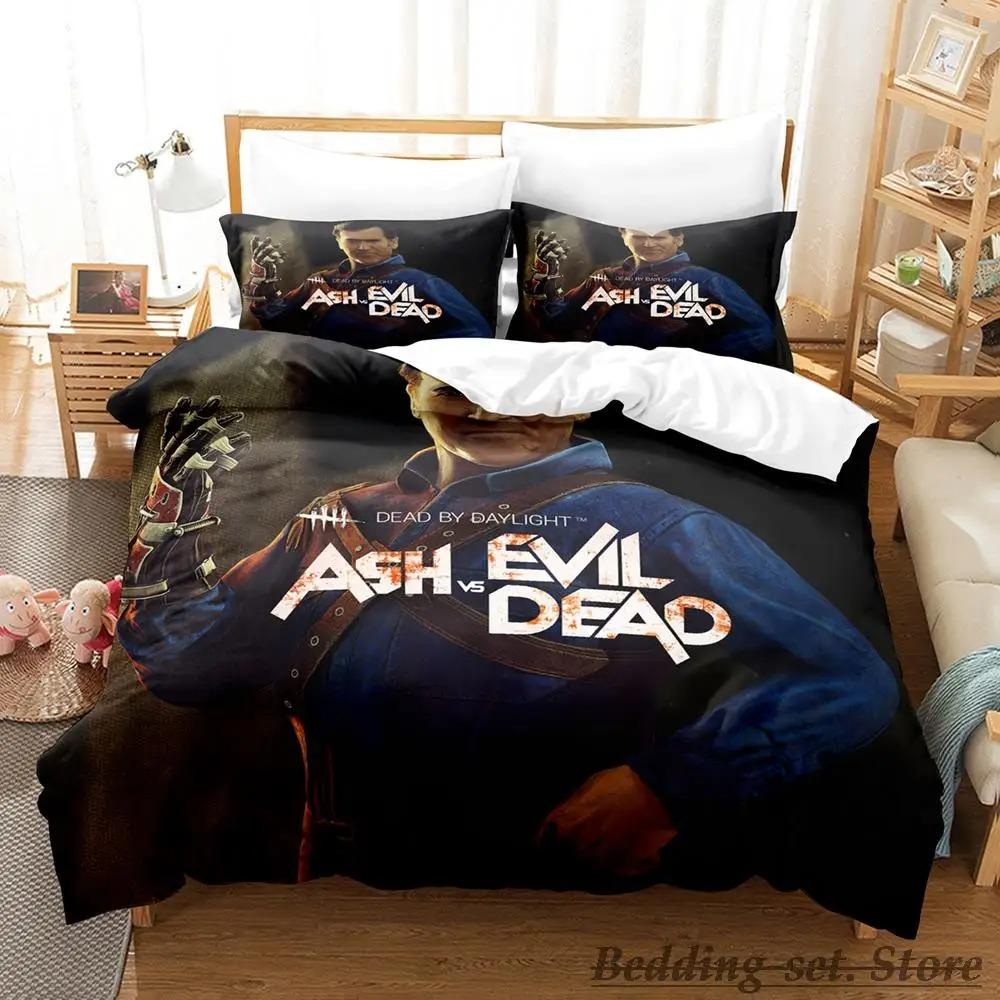 Ash VS Evil Dead Bedding Set Single Twin Full Queen King Size Bed Set Aldult Kid Bedroom Duvetcover Sets parure de lit