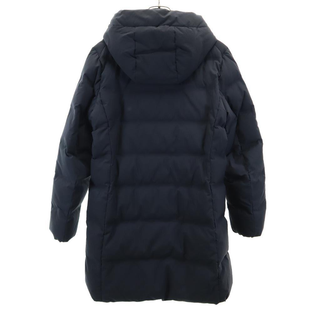 Uniqlo Long Sleeve Seamless Down Shorts Coat L Navy System Women Used