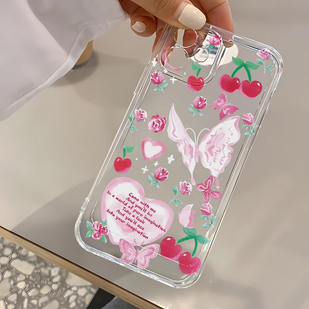 Handyhülle für iPhone 11 12 13 14 15 16 17 Pro Max Hülle Samsung A36 A56 A06 A05 A15 A55 Hülle Xiaomi 11 12 Redmi 12C Note 11 12 13 9 10 C65 Niedlich