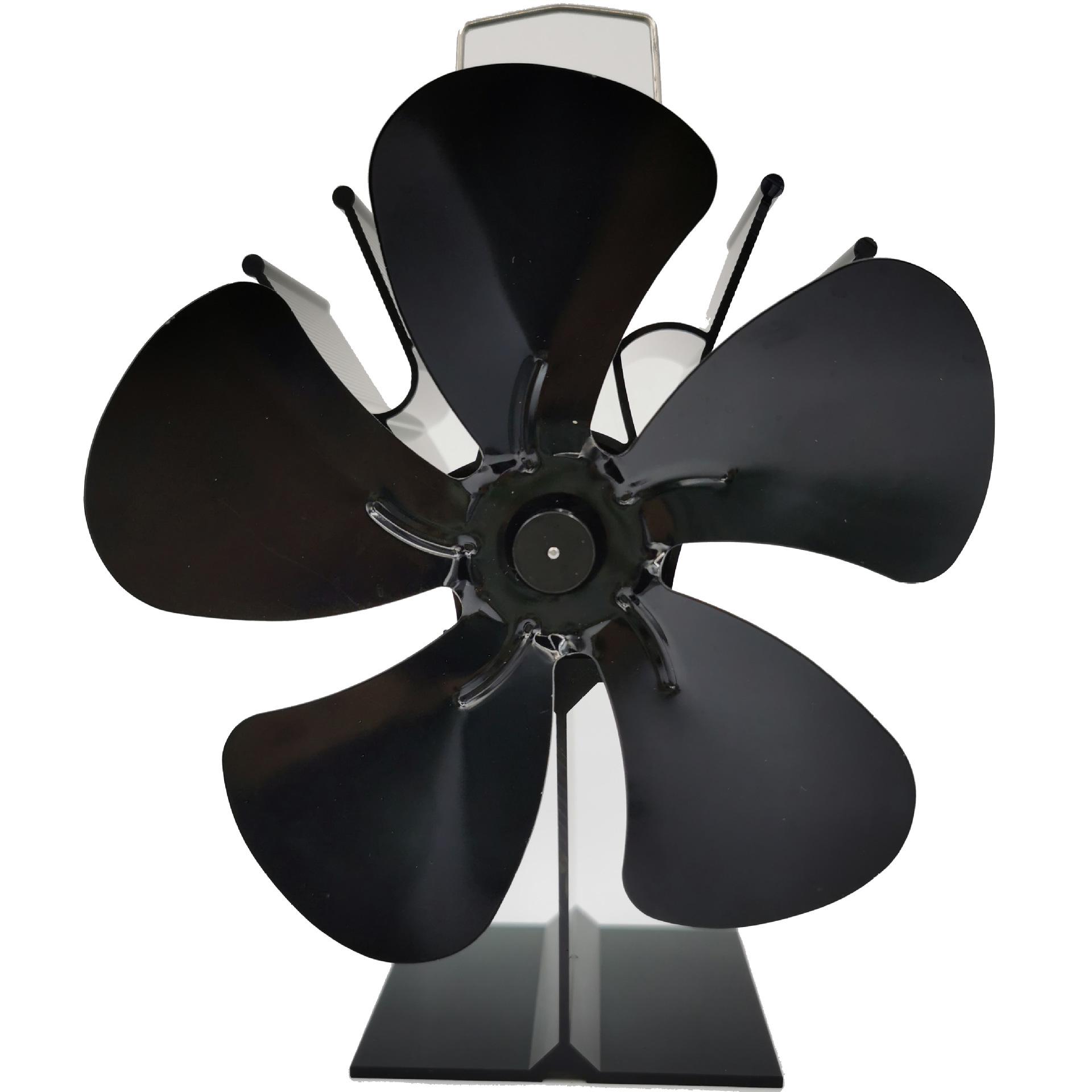 

Thermoelectric Self-Starting Five-Blade Eco Fireplace Fan (Black)