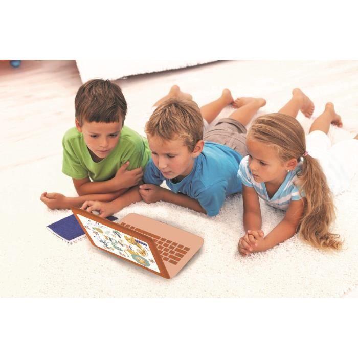 Lexibook - Ordinateur éducatif coloris Animaux – 124 activités (Français/Anglais)