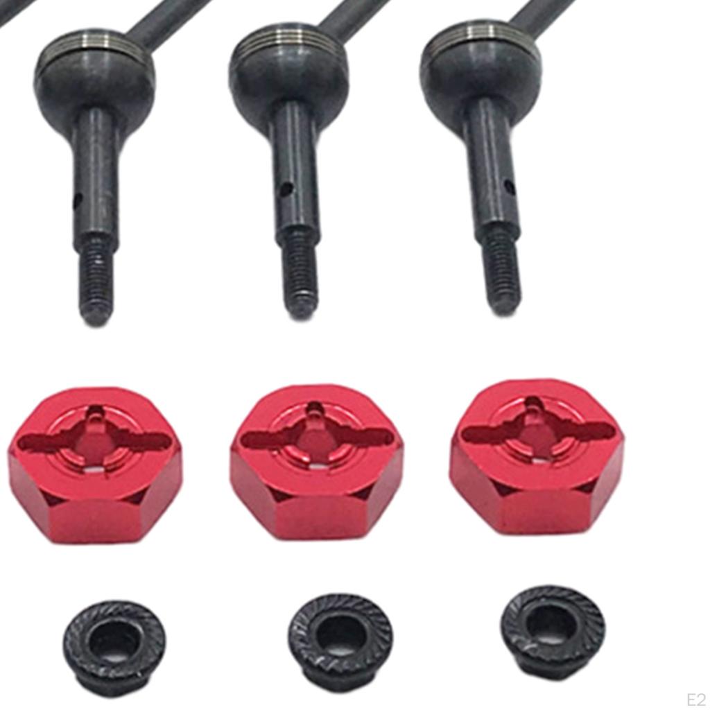 4 Front CVD Drive Shaft with RC Car Adapter /14001 1/12 124018 124019