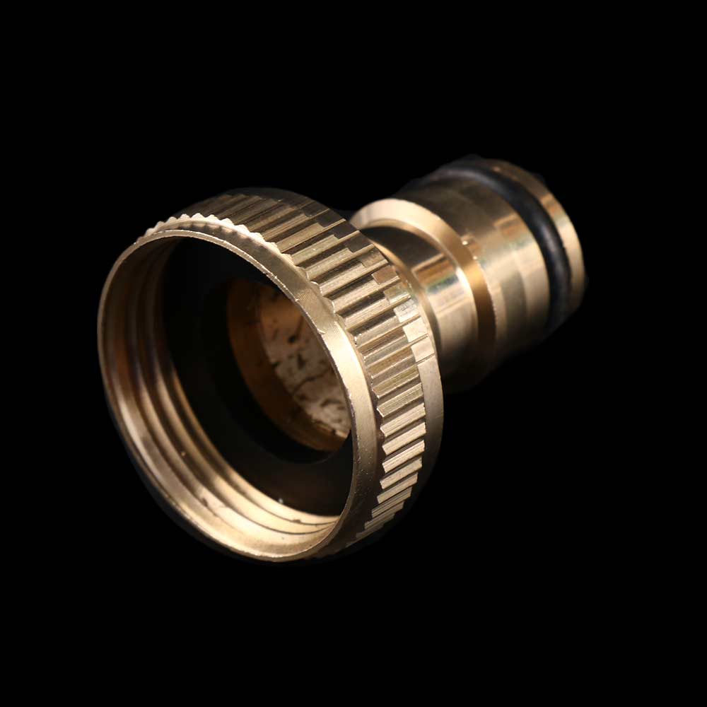 High Quality Gardening Hosepipe Pipe Threaded Snap Water Hose Brass Adaptor Quick Connector Tap