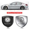 1Pcs 3D Metal Auto Door Shield Emblem Car Body Badge Sticker For Mercedes Benz W247 W212 W213 W205 AMG W177 V177 W176 GLA GLC X253 W166