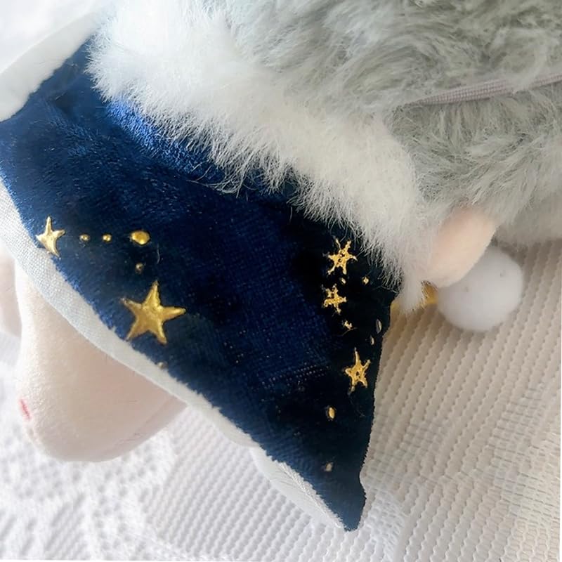 Crown & Cape Set for 10-15cm Plush Dolls, Blue [Used]