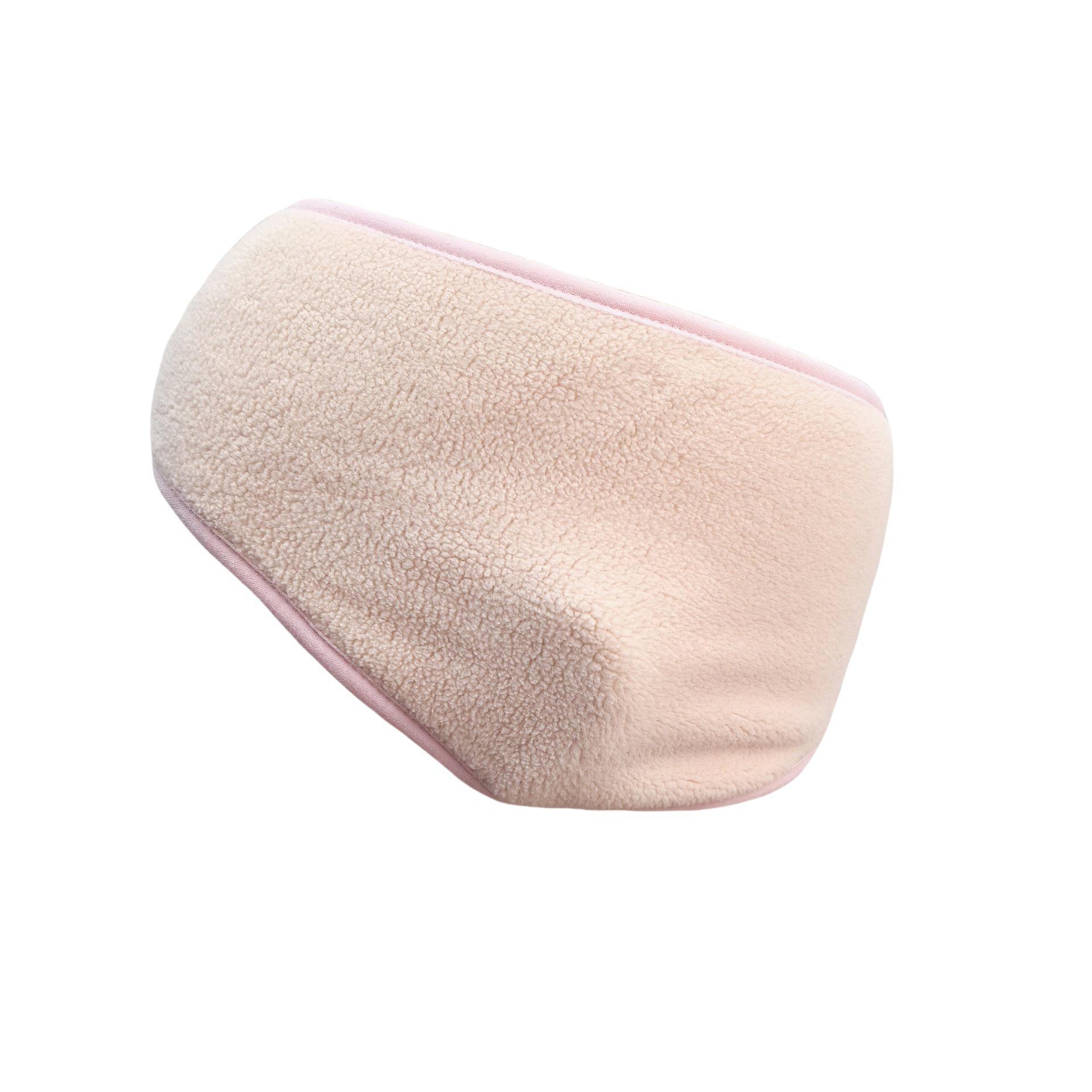 

«Осенне-зимние теплые эластичные бархатные флисовые наушники и повязка на голову для бега с защитой от холода» One Size розовый