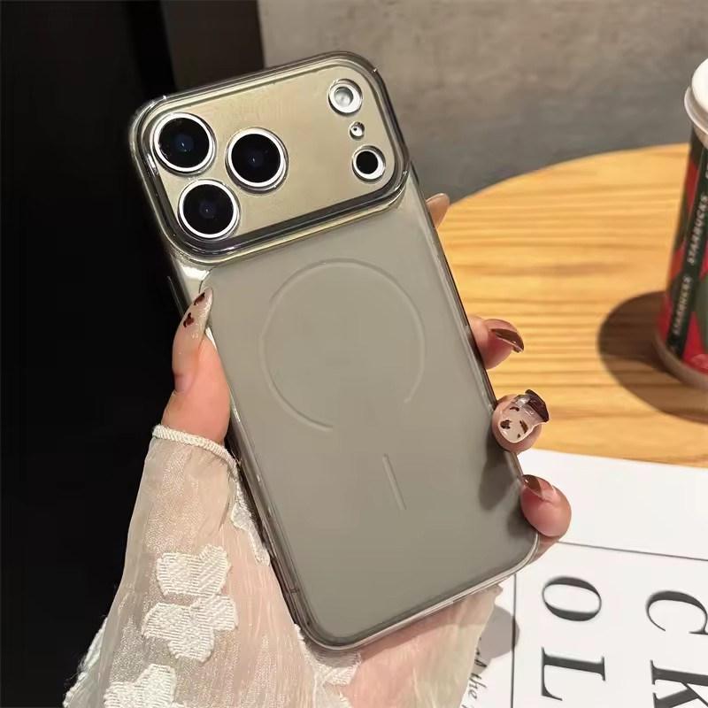 Ultra Thin Matte Clear For Magsafe Wireless Charging Soft TPU Case for iPhone 17 16 15 14 Plus 13 12 11 Pro Max Shockproof Cover