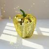 Disco Spiegel Gemüse Mosaik Karotte Paprika Tomate Birne Figuren, Funkelnde Discokugel Ornamente Für Party Zuhause Tisch Dekoration