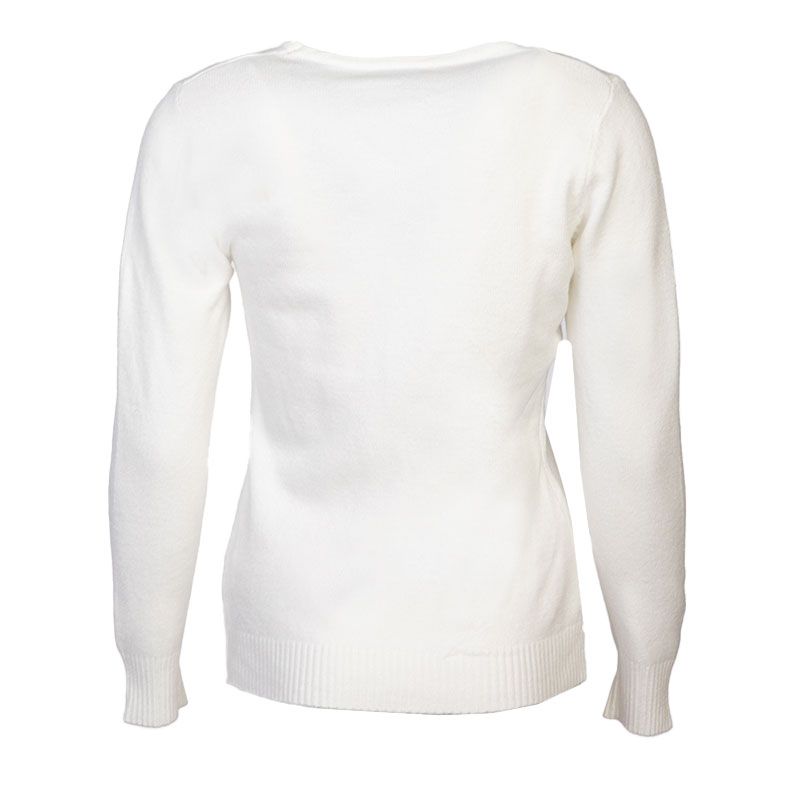 Pull col v laine et cachemire Femme BELLE FEMME