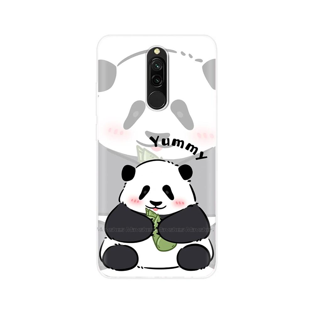 For Redmi 8 8A Pro Case TPU Silicone Shockproof Cat Phone Cover For Redmi 8 8A 7 7A redmi7 Transparent Funda Printing Soft Coque