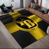 Young Boys Flannel Printed Carpet, Home Sofa Decoration for Living Room & Bedroom, Non‑Slip Play Flannel Floor Mat for Game Room