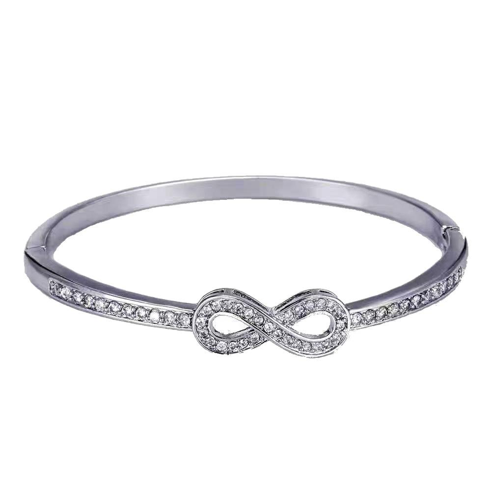 2026 Light Luxury Version 8-character Knot Women's Bracelet Does Not Fade Versatile Temperament Bracelet Hand Jewelry