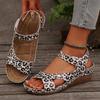 Foreign Trade 2025 Sandals New Color Platform Fashion Independent Station Sandals Large Size Women's Shoes Magic Belt Light Women's Shoes