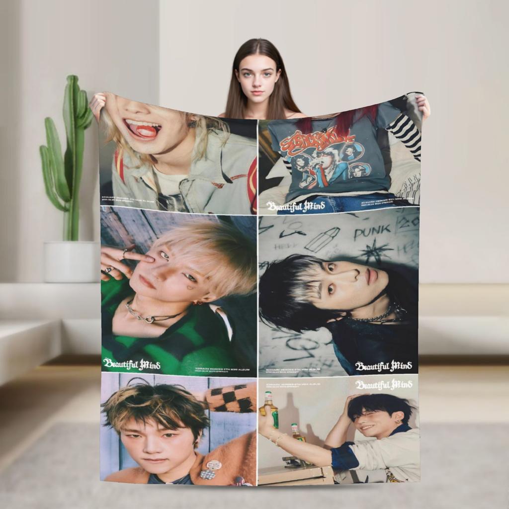 Xdinary Heroes Boy Group Blankets Super Soft Fleece Comfort Gift Throw Blanket Bedding Throws