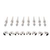 8 Pcs Speaker Spike Stands Pure Copper Shockproof Speaker Isolation Spikes for Subwoofer Amplifier Turntable Recorder