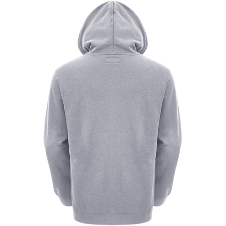 Converse Sweatshirts Men's Gray Hooded Moderate 10026983-A02