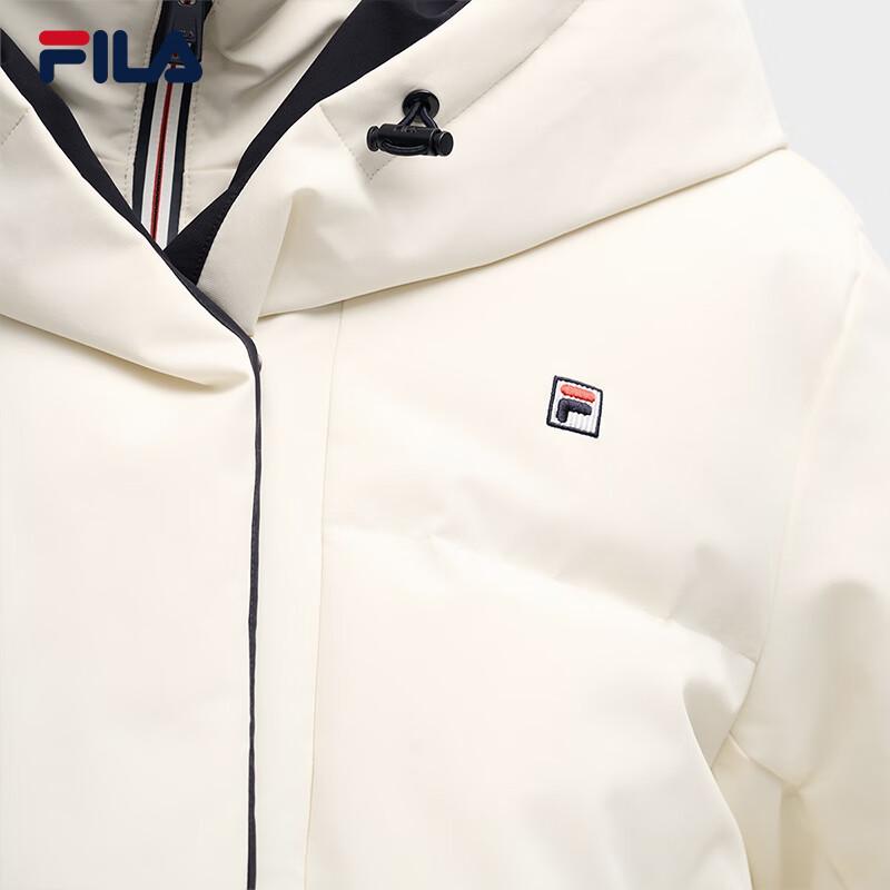 FILA Women's Mid-Length Hooded Down Jacket
