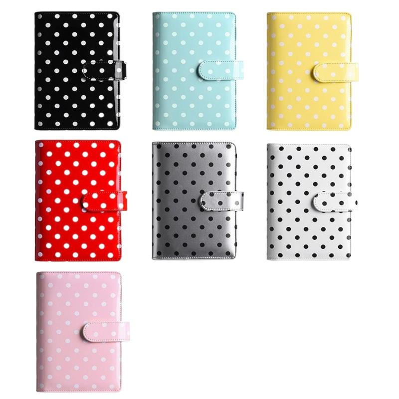6-Rings Budget Binder A6 PU Leer Notitieboek Binder Navulbaar Voor A6 Vulpapier Los Blad Persoonlijke Planner Binder Cover