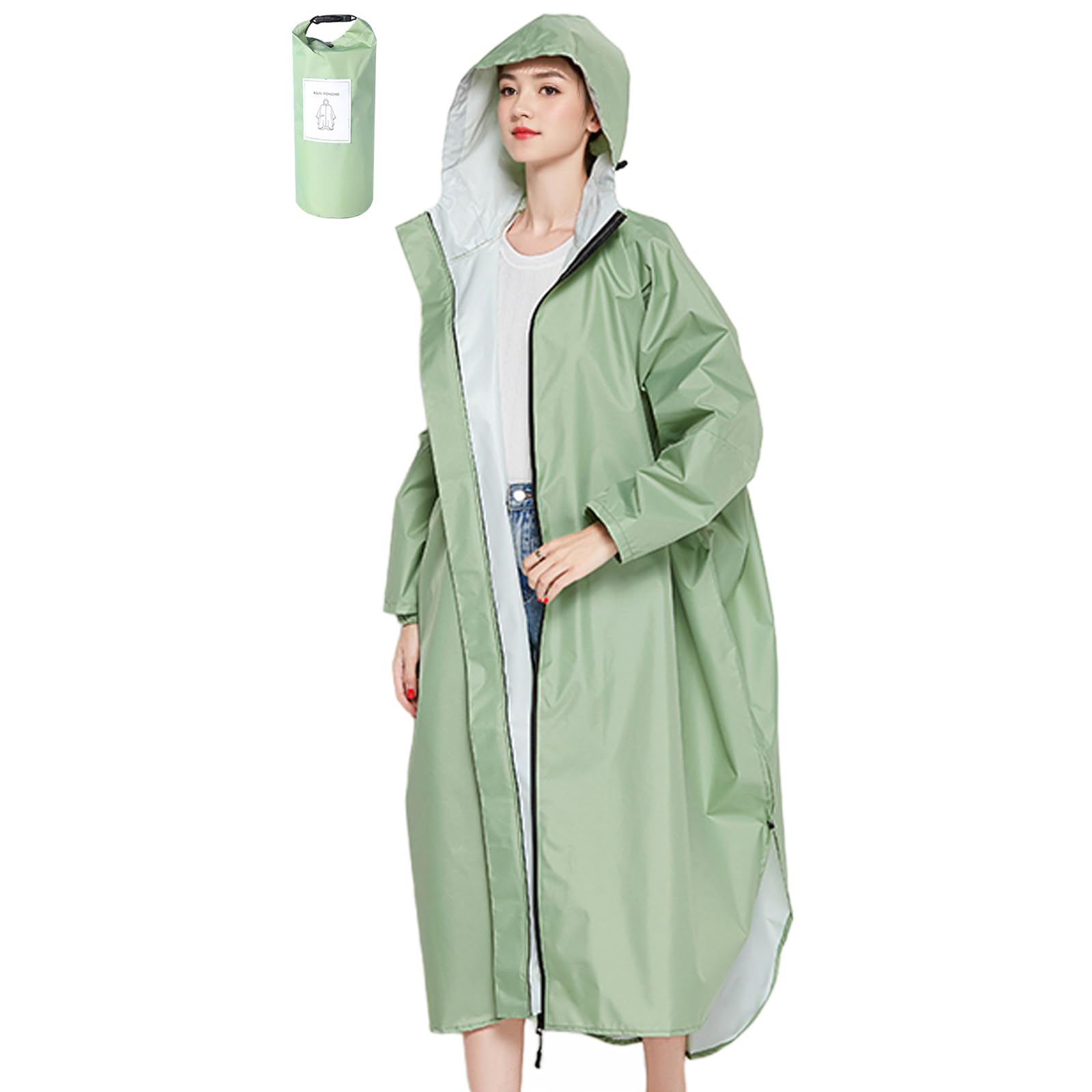 

Дождевик для рюкзака Дождь Дождь Велоспорт Смотреть Сумка для хранения Унисекс [Tiricky] Велоспорт, Женский, Дождевик, Совместимый, Пончо, Легкий, Ветрозащитный, зелёный