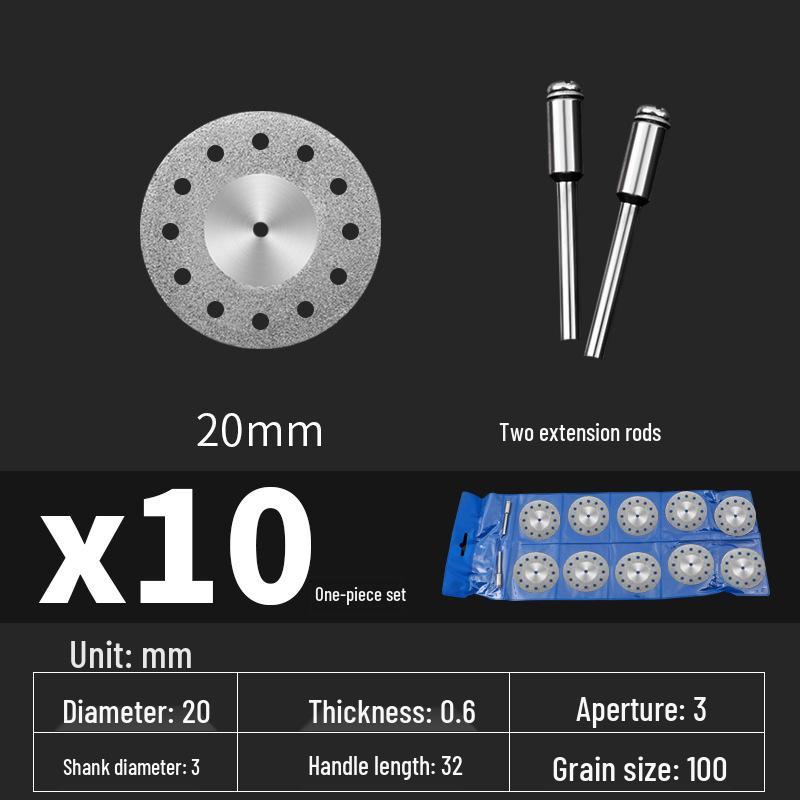 Jade Glass Diamond Abrasive Grout Cleaning Mini Saw Blade, Electric Grinding Disc
