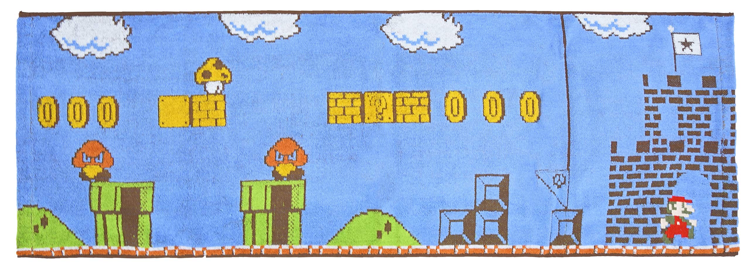 

Marushin Длинное лицо Nintendo Mario Scroll 4485008400 Полотенце, Полевое,