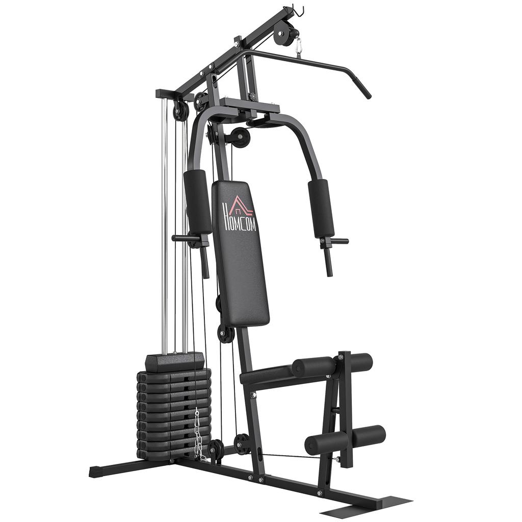 Multifunction Home Gym Machine With 45kg Weight Stacks For Strength Training